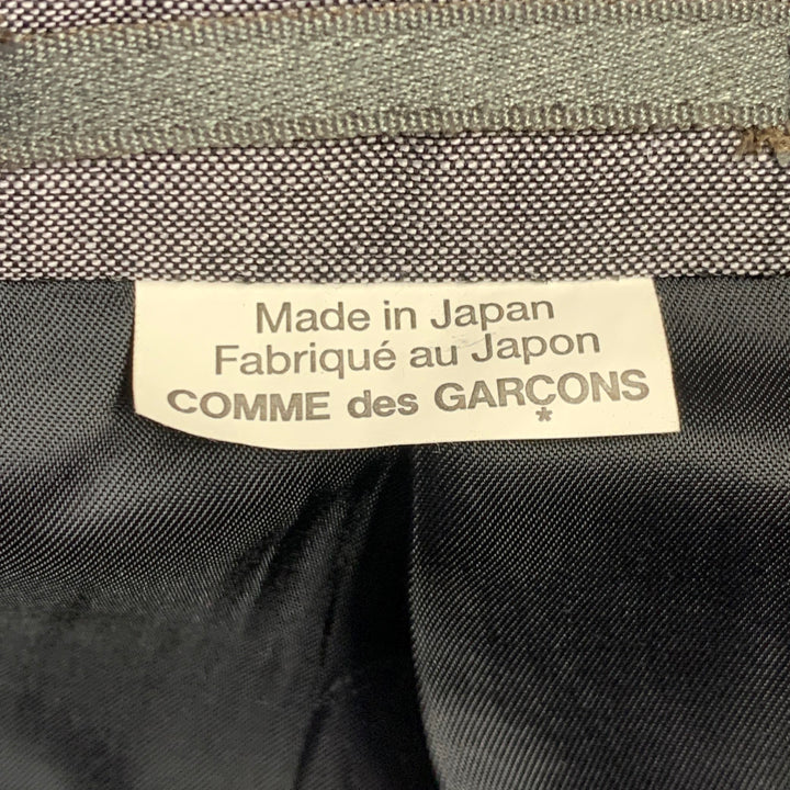 COMME des GARCONS Size M Grey Mohair Wool Notch Lapel Sport Coat
