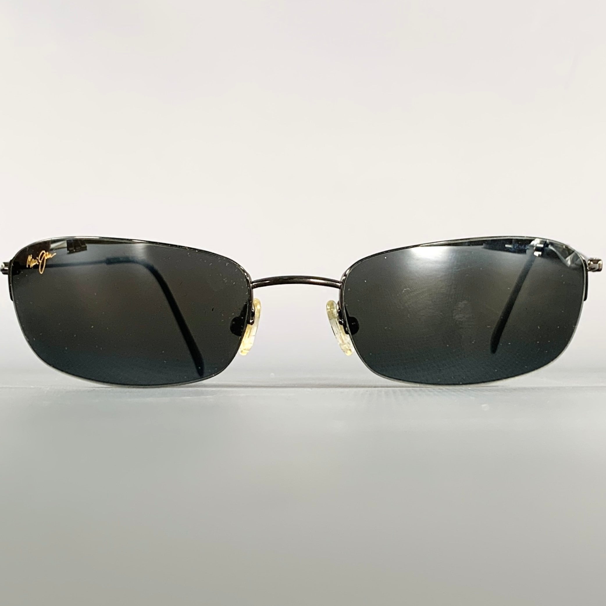 MAUI JIM Black Gunmetal Titanium Sunglasses