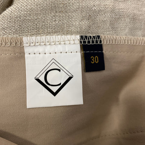 CATHCART LONDON Chest Size 38 Cream Linen Double Breasted 30 36 Suit