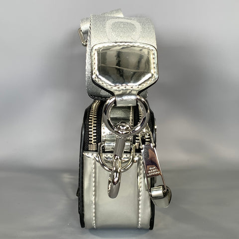 MARC JACOBS SS2016 Silver Metallic Polyurethane Shoulder Bag