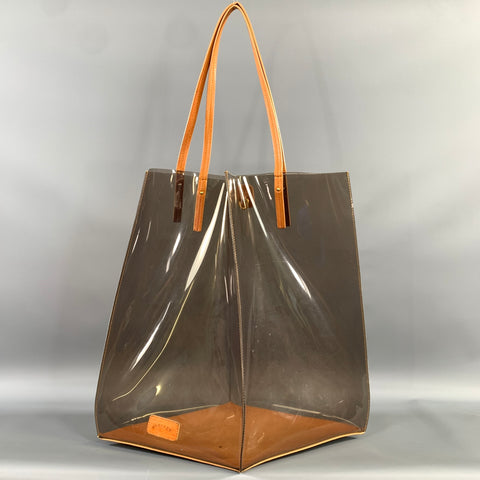 MAIYET Tan Brown vinyl Bucket Bag
