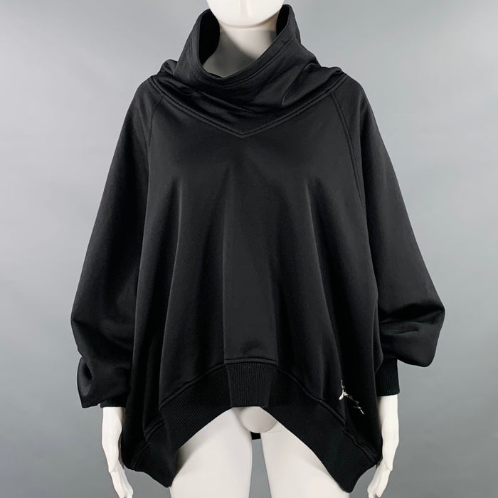 GIVENCHY Size XS Black Cotton Polyamide Oversized Casual Top