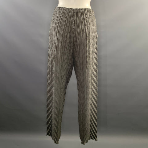 VANITE COUTURE Size One Size Grey Polyester & Spandex Pleated Set