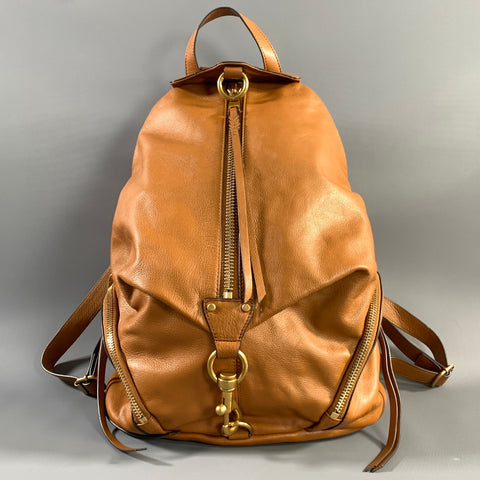REBECCA MINKOFF Brown Leather Backpack