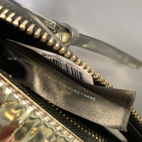 MARC JACOBS SS2016 Silver Metallic Polyurethane Shoulder Bag