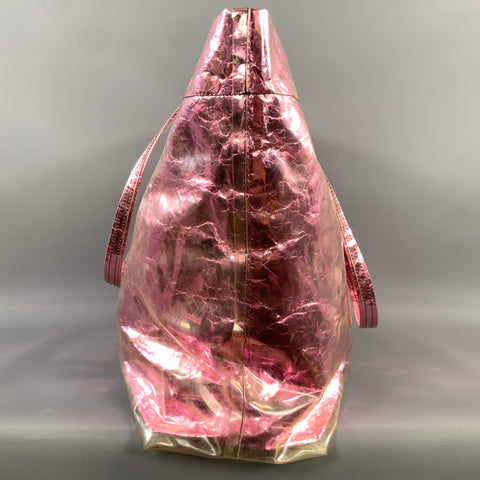 MARC JACOBS SS2019 Pink Black Metallic Tote Bag