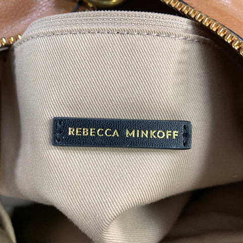 REBECCA MINKOFF Brown Leather Backpack