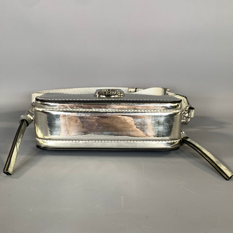 MARC JACOBS SS2016 Silver Metallic Polyurethane Shoulder Bag
