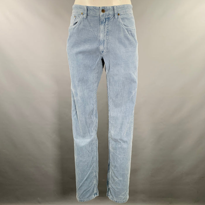 POLO by RALPH LAUREN Size 36 Powder Blue Corduroy Cotton Casual Pants