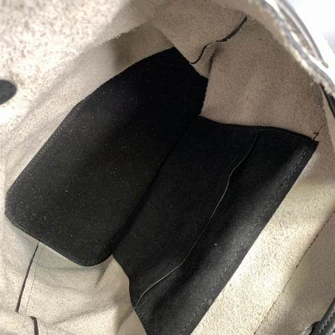 NO BRAND Black White Cow Print Hair On Hide Leather Bags