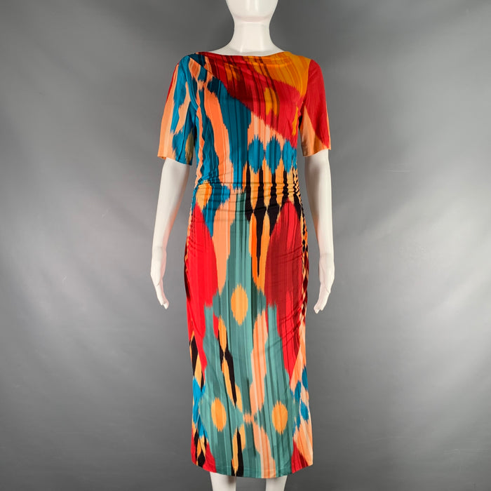 ETRO Size 6 Multi-Color Viscose Print Shift Dress