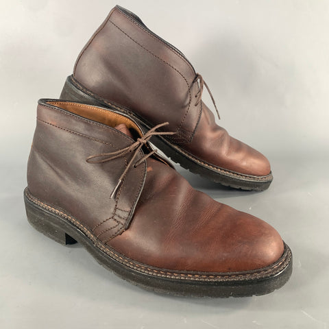 ALDEN Size 7 Brown 1272S Leather Chukka Boots