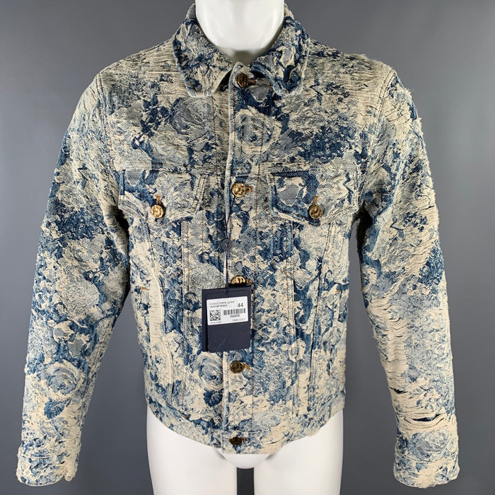 LOUIS VUITTON FW 2022 Distressed Denim Jacket