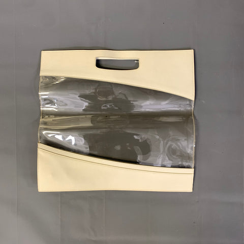 RIBEYRON Cream Ivory PVC Handbag
