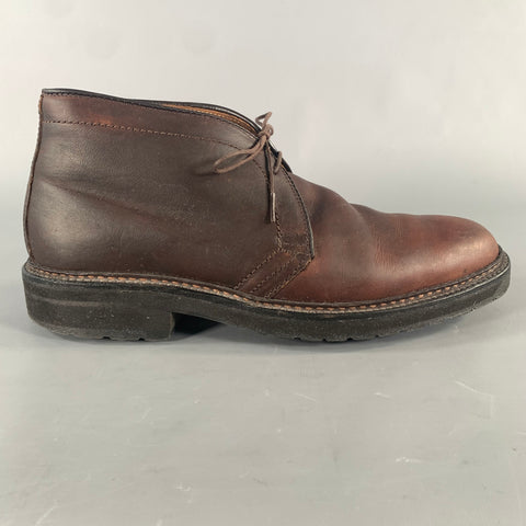 ALDEN Size 7 Brown 1272S Leather Chukka Boots