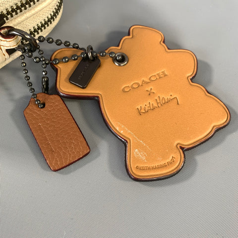 COACH SS2018 Tan Pink Glitter Leather Cross Body Bag