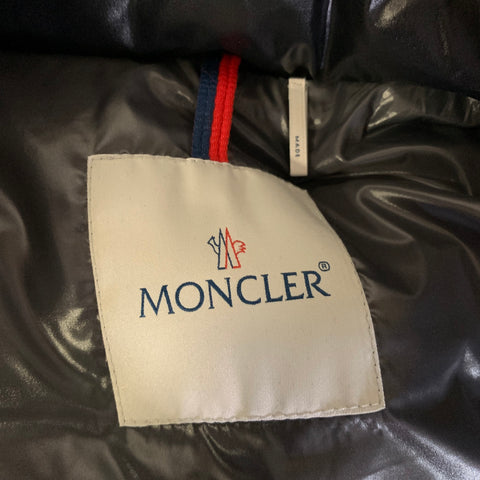 MONCLER Chest Size 52 Size Black Quilted Polyamide Puffer Vest