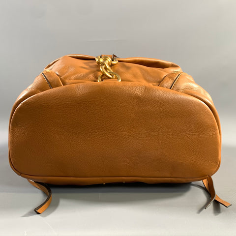 REBECCA MINKOFF Brown Leather Backpack