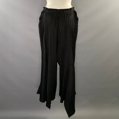 VANITE COUTURE Size One Size Black Polyester & Spandex Pleated Set