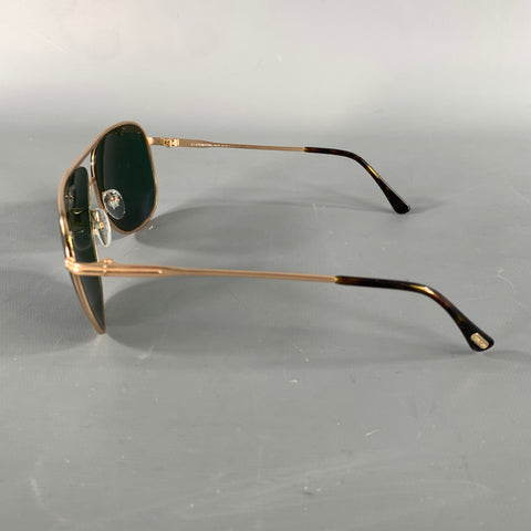TOM FORD Gold Aviator Sunglasses