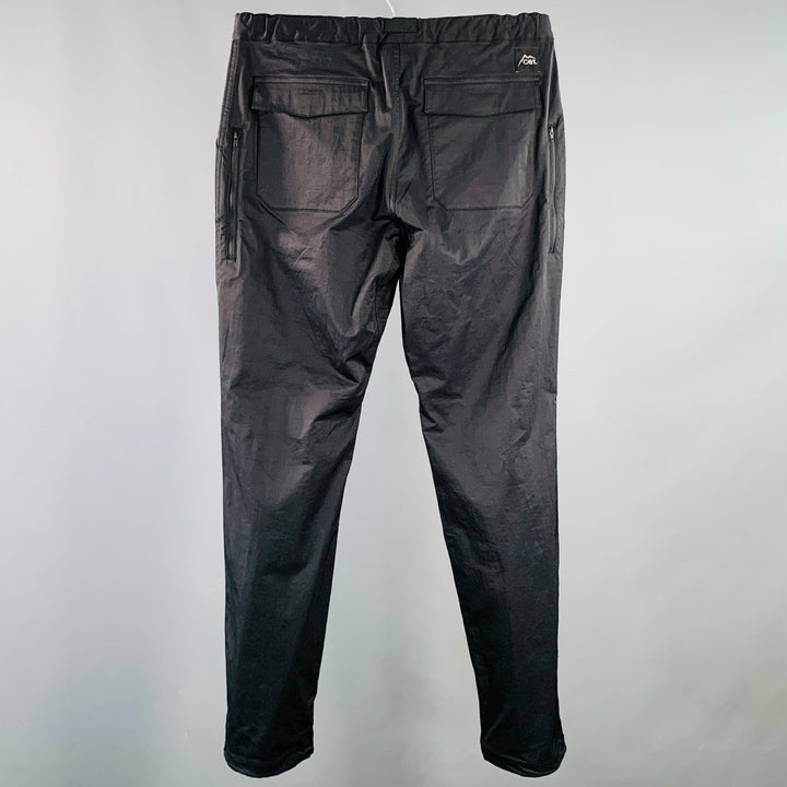 CAYL Size M Mountain 2 Black Nylon Blend Drawstring Casual Pants
