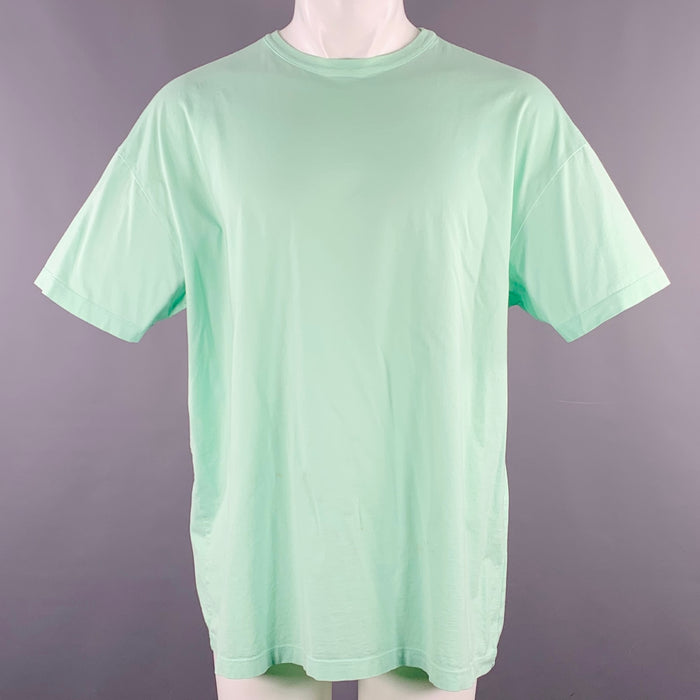 MAISON MARGIELA Size XS Green Mint Cotton Short Sleeve T-shirt