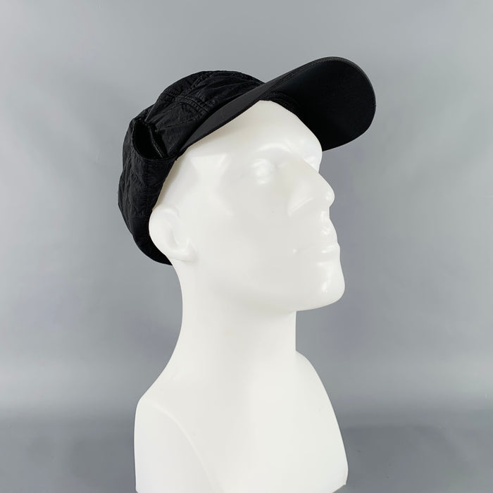 Y-3 Size One Size Black Quilted Polyamide Hat