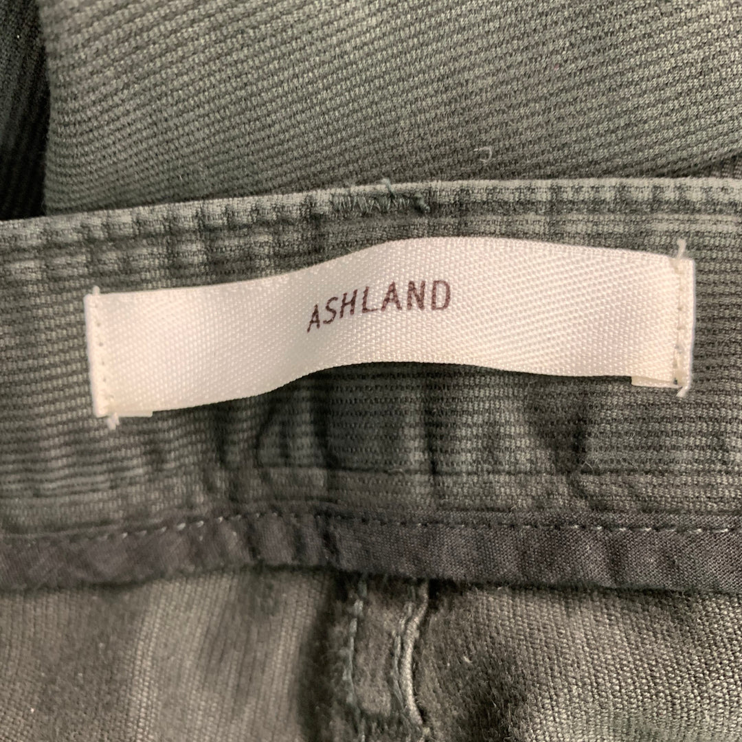 BILLY REID Size 38 -Ashland- Green Grey Cotton Jean Cut Casual Pants