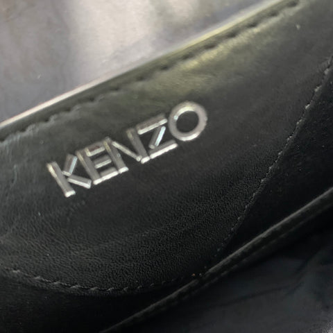 KENZO SS2018 Pink Neon Logo Neoprene Pouch Bag
