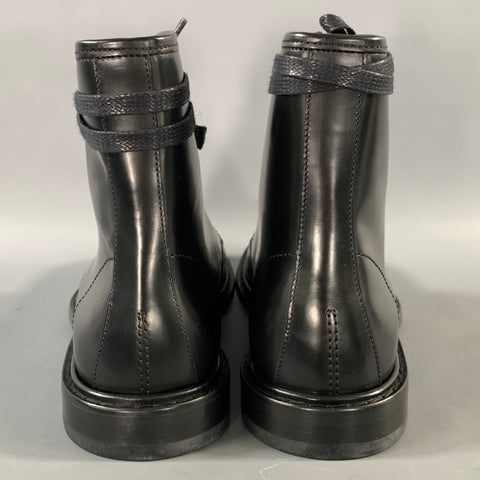 IRO Size 9 Black Leather Lace Up Boots