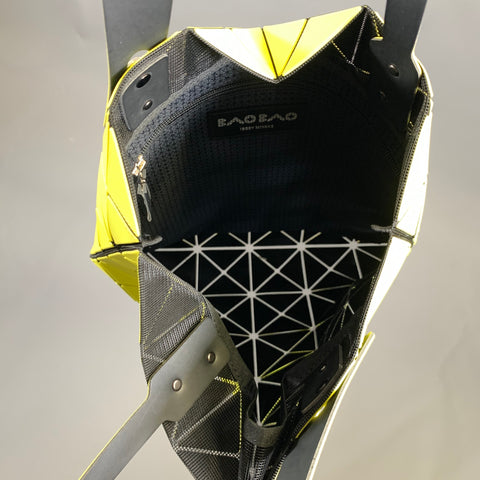 BOA BOA ISSEY MIYAKE Yellow Triangle Tote Bags