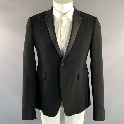 RICK OWENS FW2018 Chest Size 40 Wool Notch Lapel Sport Coat