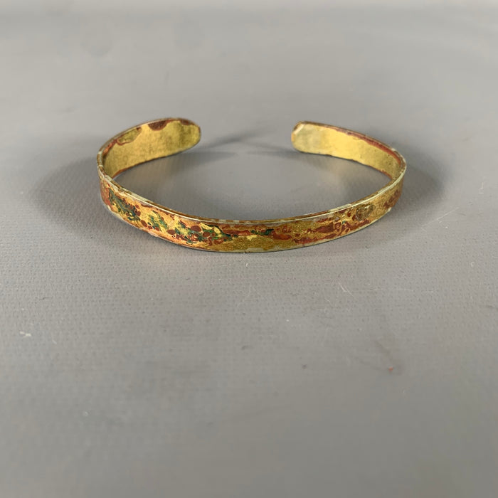 MAISON MARGIELA Brass Oxidized Metal Cuff Bracelet
