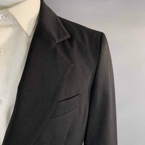 SULVAM Chest Size M Black Notch Lapel Sport Coat