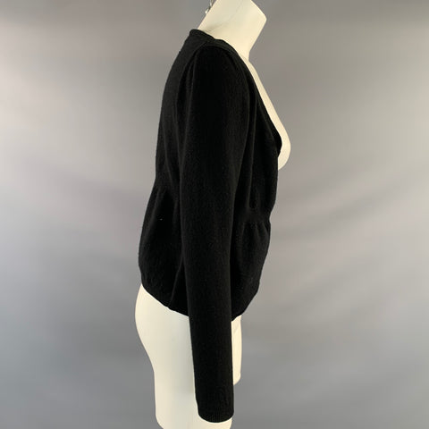 MARNI Size S Black Cashmere Knit Cardigan Womens