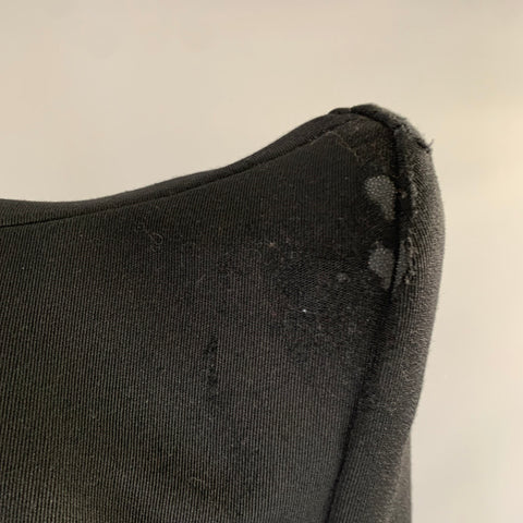 BALENCIAGA FW2020 Size M Black Wool Pagoda Coat