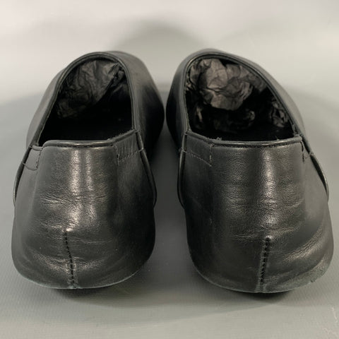 HAIDER ACKERMANN Size 8 Black Leather Slip On Loafers