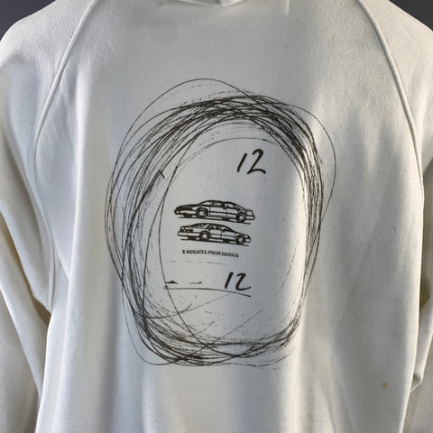 ENFANTS RICHES DEPRIMES ERD Size XL Graphic Cotton Hooded Sweatshirt