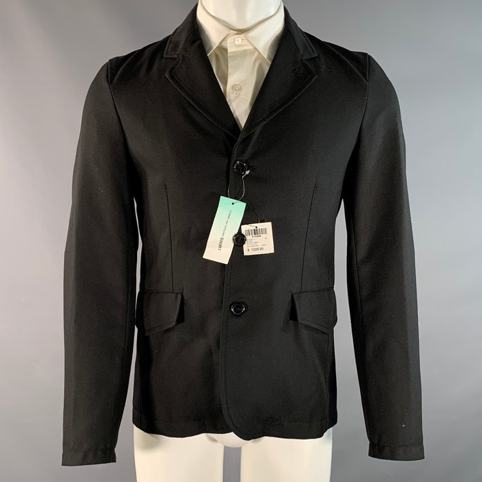 COMME des GARCONS SHIRT Chest Size S Black Polyester / Wool Sport Coat
