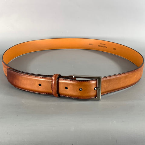 MAGNANNI Size 42 Brown Leather Belt
