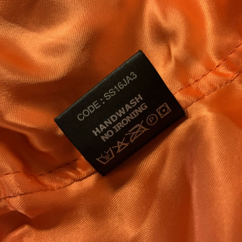 VETEMENTS Size S Black Polyamide Bomber Jacket