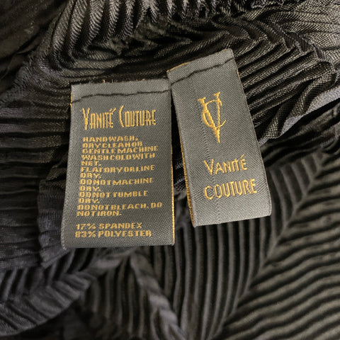 VANITE COUTURE One Size Black Polyester Spandex Jacket