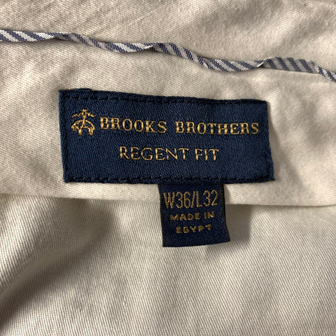 BROOKS BROTHERS Chest Size 42 Regular Grey Black Nailhead Wool Notch Lapel Suit
