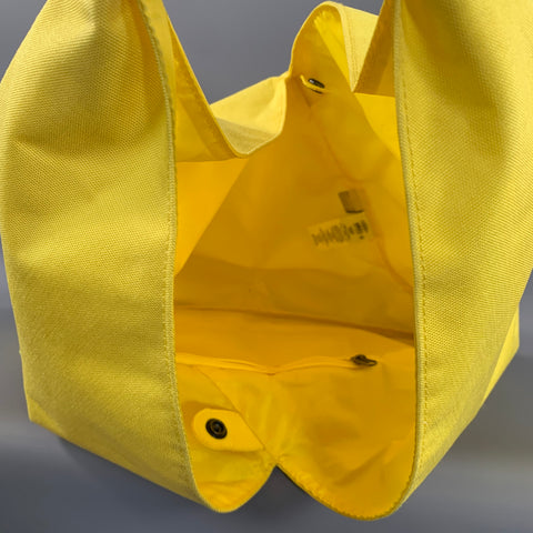 MM6 MAISON MARGIELA Yellow Black Canvas Shoulder Bag