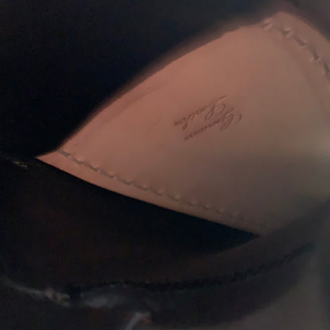 DSQUARED2 Size 10 Brown Embossed Leather Slip On Loafers
