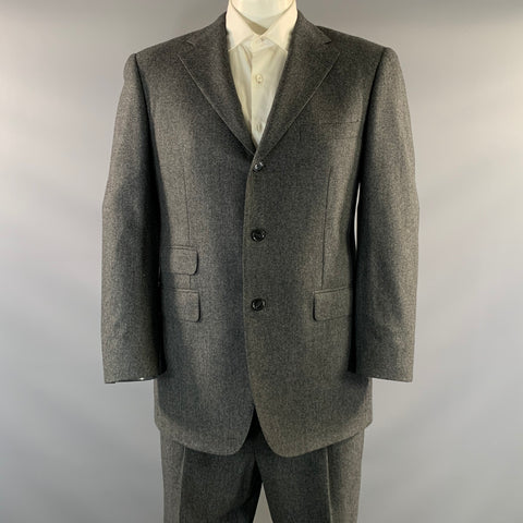 SAMUELSOHN Chest Size 40 Grey Wool Notch Lapel 36 29 Suit
