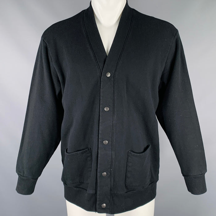 KAPITAL Size S Black Yellow Cotton Snaps Jacket