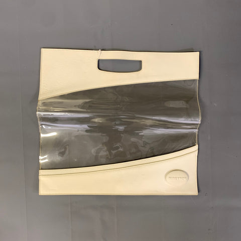 RIBEYRON Cream Ivory PVC Handbag