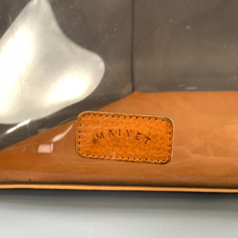 MAIYET Tan Brown vinyl Bucket Bag