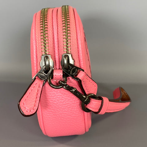 COACH SS2018 Pink Glitter Leather Cross Body Bag